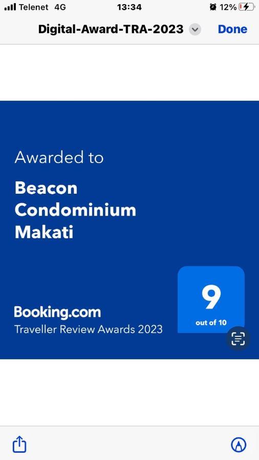 Beacon Makati Condo Free Pool Access Free Wifi 100Mbps & Free Netflix Manila Exterior foto